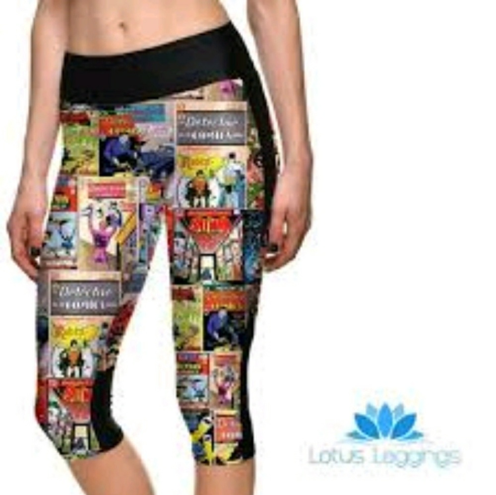 4 left! Comic book Capris